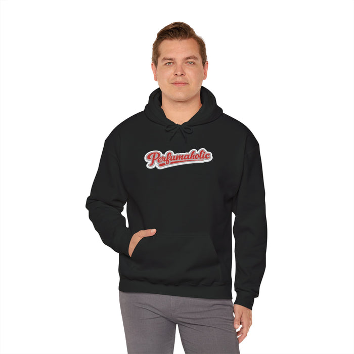 Perfumaholic Script Logo Hoodie | Fragrance Lover Sweatshirt